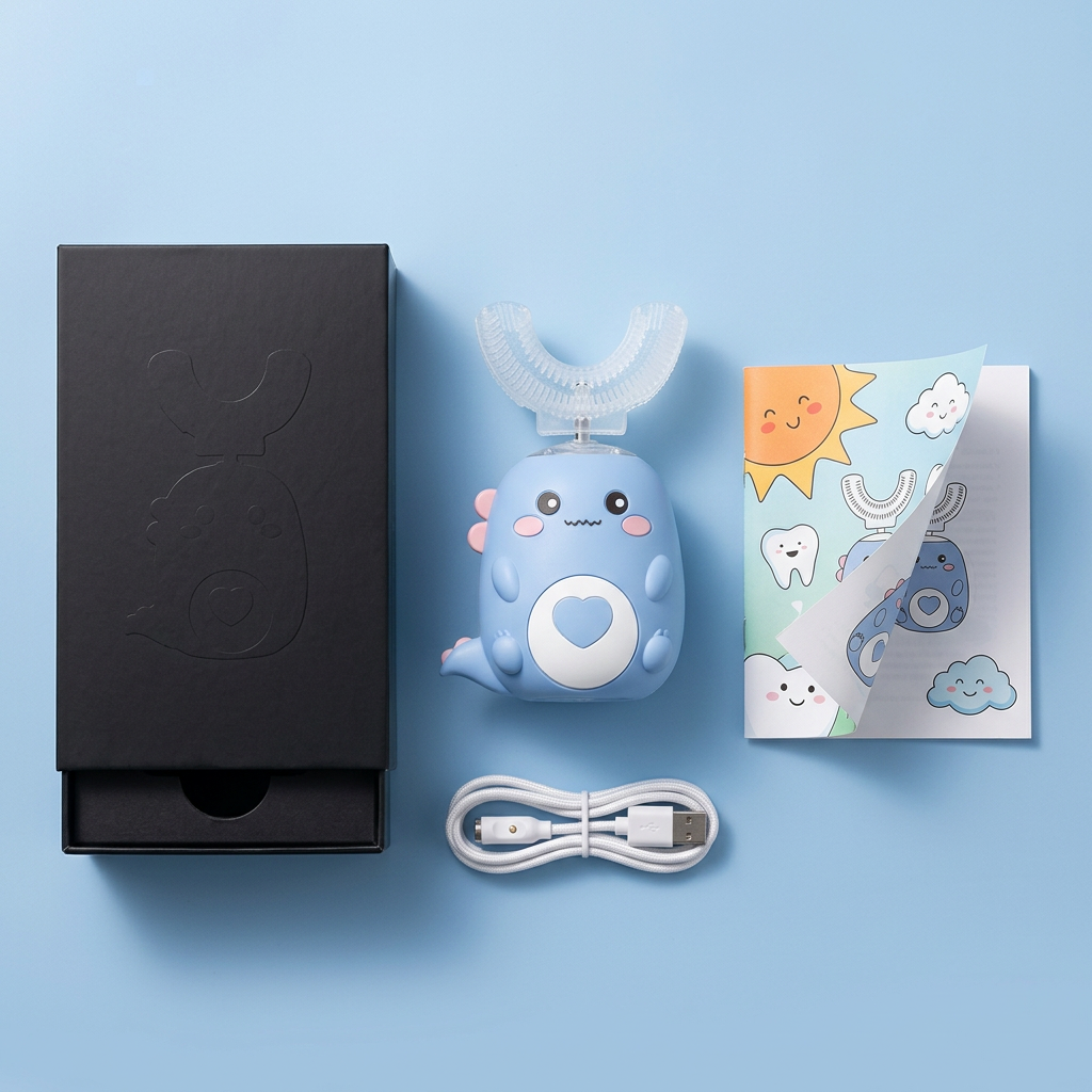 Kit complet de la brosse à dents en U pour enfant