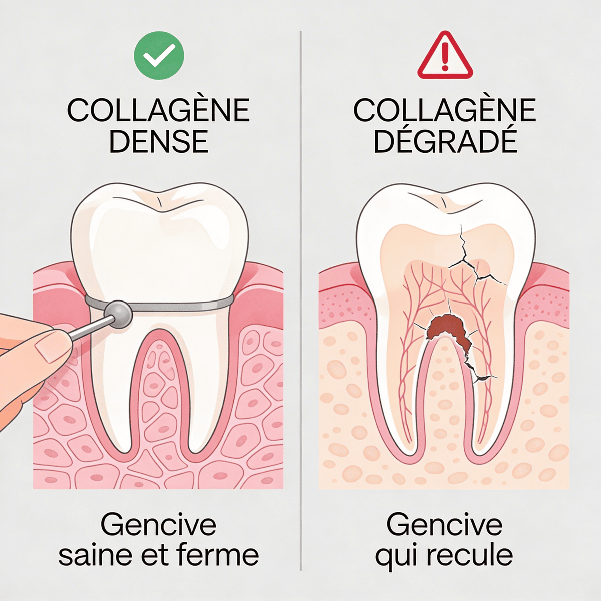 Pourquoi vos gencives reculent vraiment
