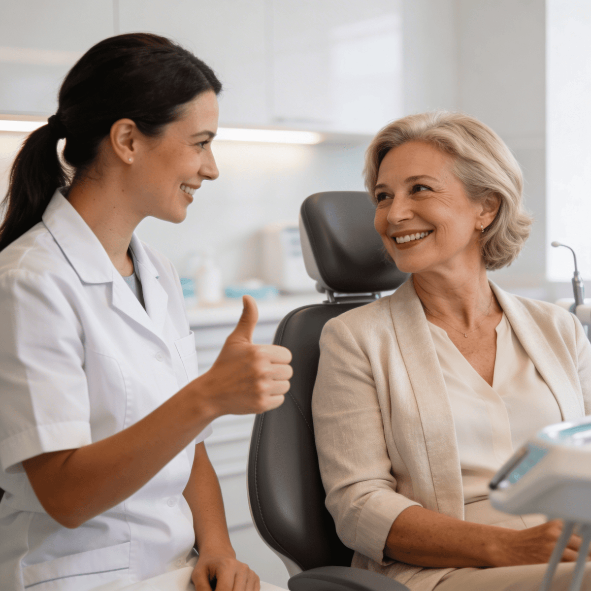 Des résultats que vous constatez — et que votre dentiste confirme