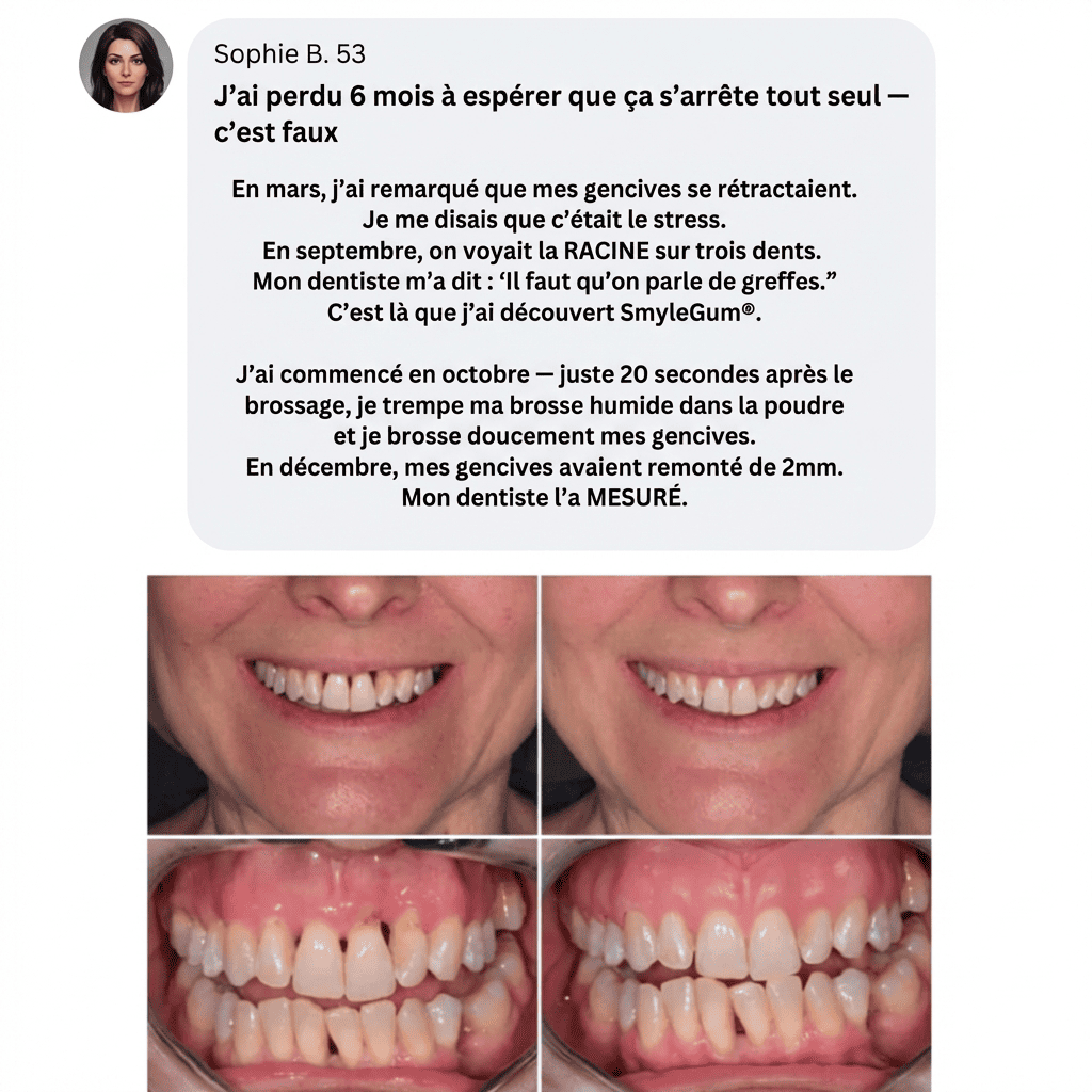 SmyleGum — Gencives saines. Dents blanches. En 2 minutes.