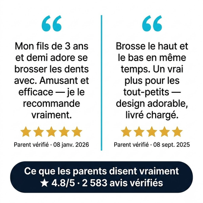 SmylePro Kids — Brosse à dent automatique enfant