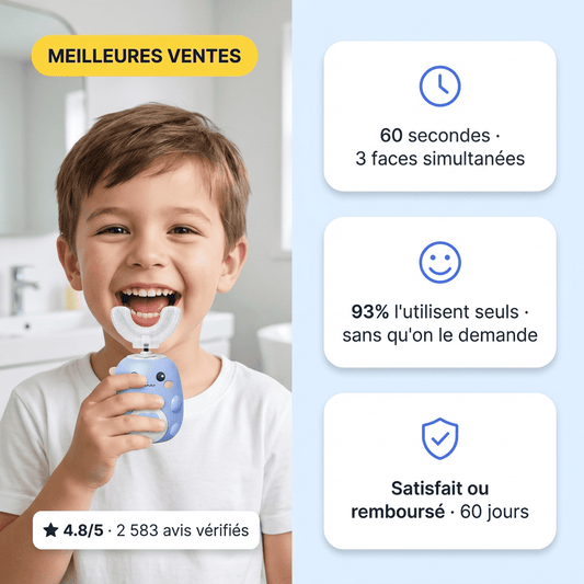 SmylePro Kids — Brosse à dent automatique enfant
