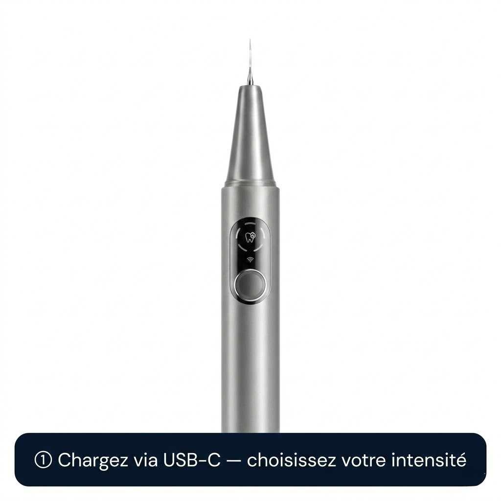 SonicClean — Détartreur à caméra intégré